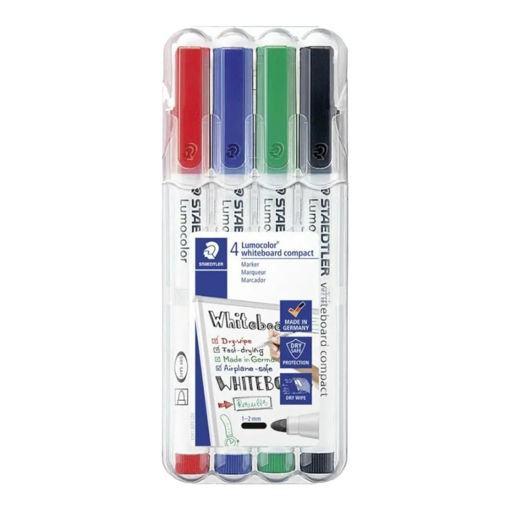 Picture of ST WHITEBOARD MARKER THIN PACK X4